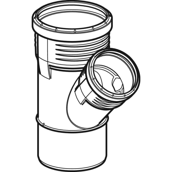 Geberit Vertriebs - Silent-PP Abzweig 45Gr d50/32 390230141