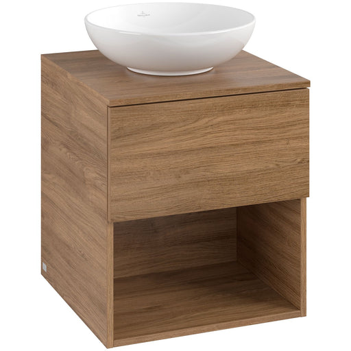 VILLEROY & BOCH - Konsolen-Unterschrank 500mm f AWT38 1 Ausz 1 Aussch oLB C520H0 RH Oak Kansas