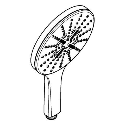 Grohe - Handbrause RAINSHOWER 150 SmartActive 26590 9,5l chrom