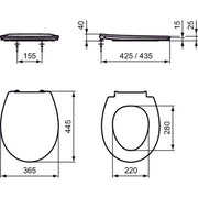 Ideal Standard - WC-Sitz REVO, weiß