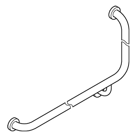 Grohe - Wannengriff ESSENTIALS 40797 L-Form 940 x 600mm Metall chrom