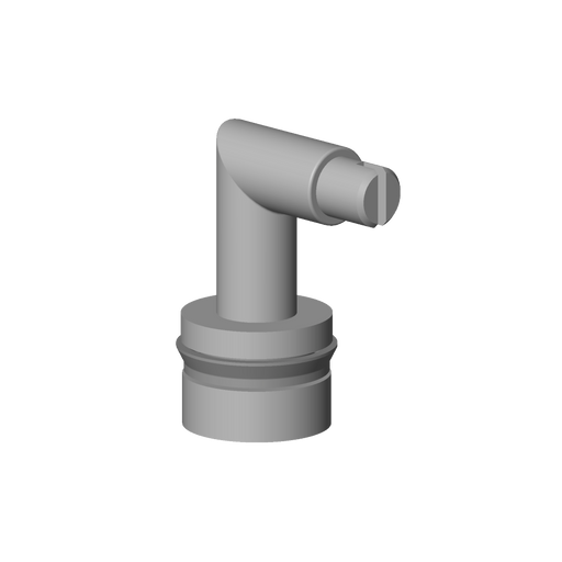 Dornbracht - Gr. Winkelstück komplett Ersatzteil 04182001800 46x50x35mm platin