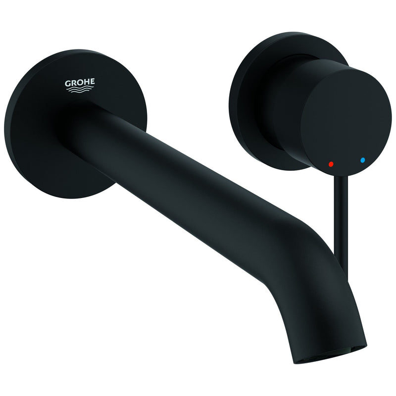 Grohe - 2-Loch-WT-Wandbatterie Essence 29193_1 FMS A: 230mm phantom black