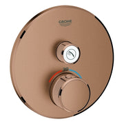 Grohe - Thermostat GROHTHERM SmartControl 29118 FMS rund 1 ASV warm sunset geb