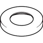 Hansgrohe - Rosette Axor f. 3-Loch Wannenarmatur Fliesenrand chrom