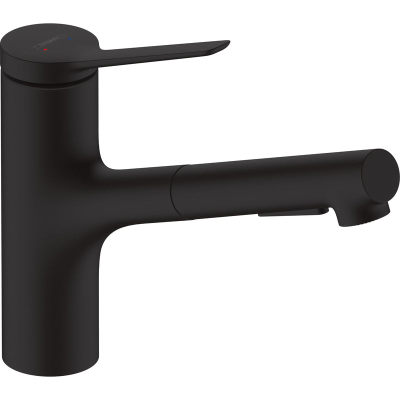Hansgrohe - Spültischmischer 150 Zesis M33 Ausziehbrause 2jet mattschwarz