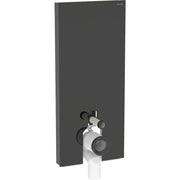 Geberit Vertriebs - Monolith Plus Sanitärmodul f. SWC 114cm, Glas schwarz / alu. schwarzchrom