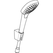 Hansgrohe - Brausenset CROMA Select E Vario/ Porter weiß/chrom Brauseschlauch 1250mm