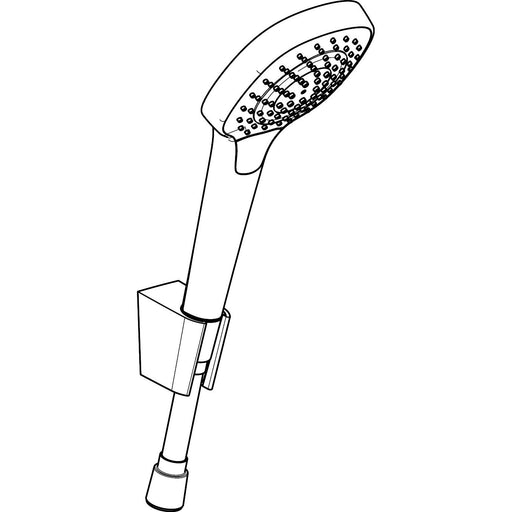 Hansgrohe - Brausenset CROMA Select E Vario/ Porter weiß/chrom Brauseschlauch 1250mm