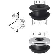 Adolf Schmidt - STEDO Urinal-Verbinder MÜLET weiß, für Innenstutzen