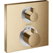 Hansgrohe - Thermostat Unterputz ECOSTAT Square Fertigset 2 Verbraucher BBR