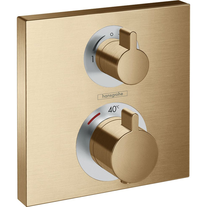 Hansgrohe - Thermostat Unterputz ECOSTAT Square Fertigset 2 Verbraucher BBR