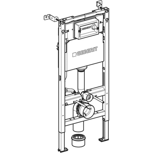 Geberit Vertriebs - DuofixBasic Element f. WWC, 112 cm mit Delta UP-SPK 12cm