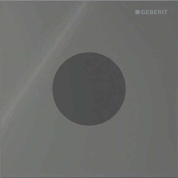 Geberit Vertriebs - Typ 40 UR-Strg. m. elektron. Sp-Ausl. Batt.-Betr., Round, Glas, Lava