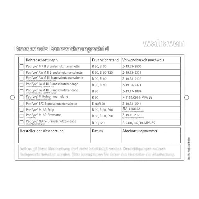 Walraven - PACIFYRE Universalschild