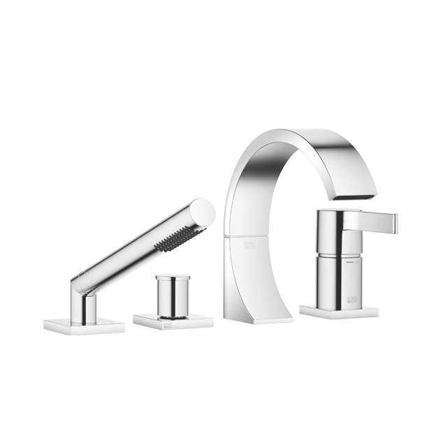 Dornbracht - Wannen-Vierlochbatt. CYO 27632811 Dark Platinum gebürstet