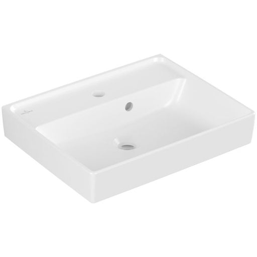 VILLEROY & BOCH - Handwaschbecken COLLARO 43345G 500x400mm Eckig m Überl Stone White C