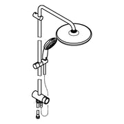 Grohe - Duschsystem Tempesta 250 26980_1 Umstellung KB Tempesta 250 matte black
