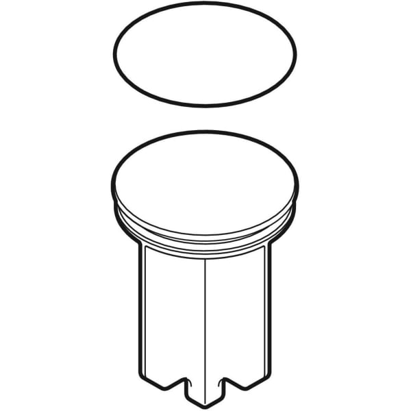 Geberit Vertriebs - Ventilstopfen mit O-Ring d39,8