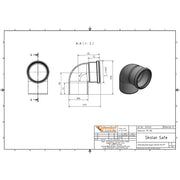 Gebr. Ostendorf - Safe Bogen DN/OD90 87Grad