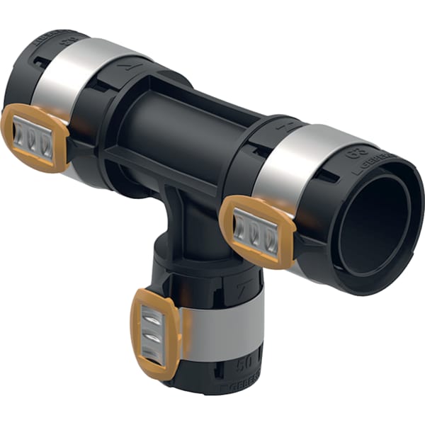 Geberit Vertriebs - FlowFit T-Stück reduziert PPSU d75-50-75