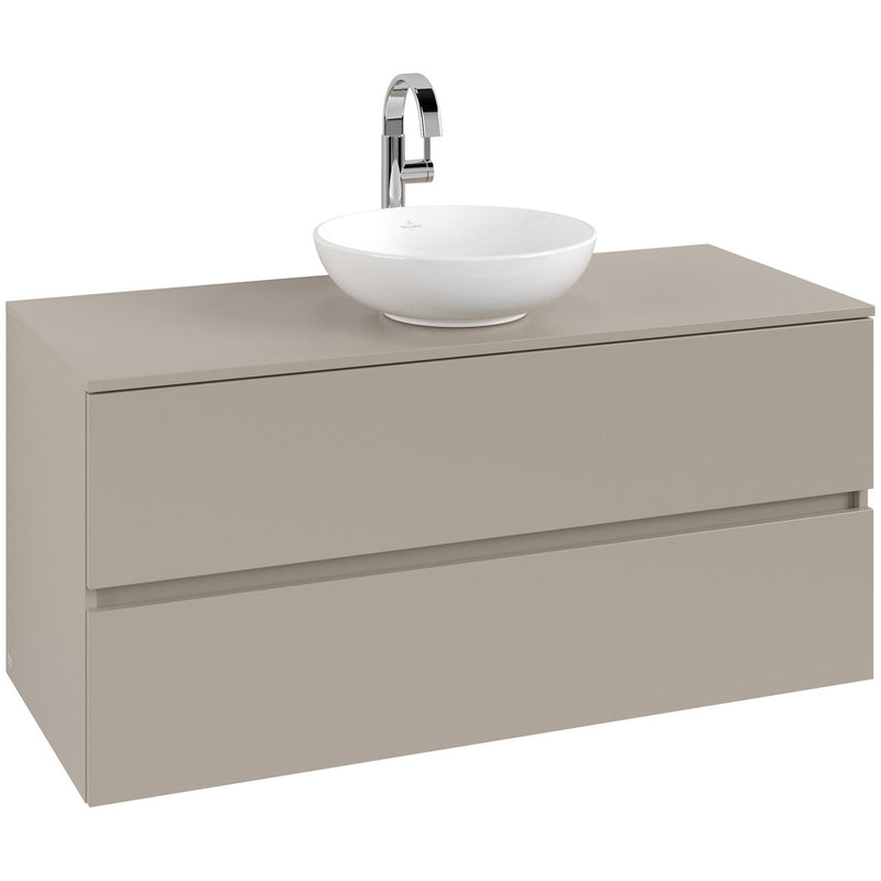 VILLEROY & BOCH - Konsolen-Unterschrank 1200mm f AWT 2 Ausz 1 Aussch mLB C518H1 VD Sand Grey