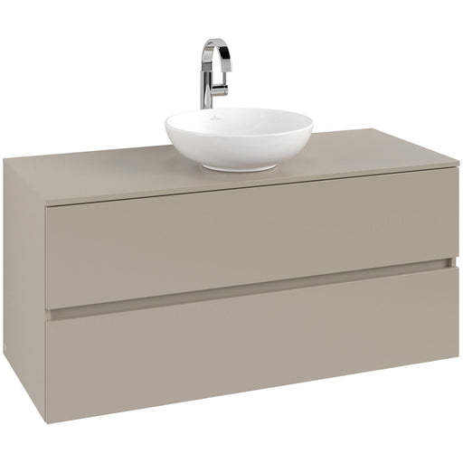 VILLEROY & BOCH - Konsolen-Unterschrank 1200mm f AWT 2 Ausz 1 Aussch mLB C518H1 VD Sand Grey