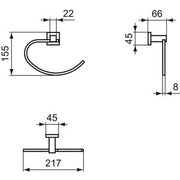 Ideal Standard - Handtuchring IOM SQUARE, Chrom