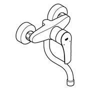 Grohe - Einhand-SPT-Batterie EUROSMART 31509_3 Wandmontage Ausld. 150mm chrom