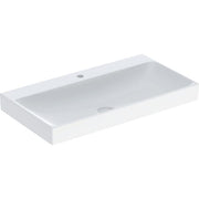 Geberit Vertriebs - ONE Waschtisch 90x48 cm, Abg. verti. m. Hl., o. Ül., weiß, KeraTect