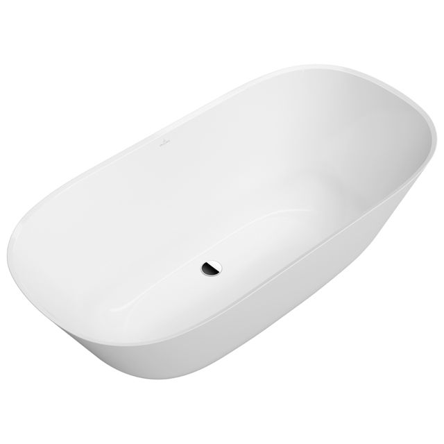 VILLEROY & BOCH - Badewanne Theano 1550x750x620mm Solo Freistehend Stone White