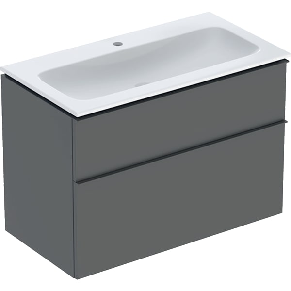 Geberit Vertriebs - iCon Set MWT m. US, 2 Schubl. 90x63x48cm, lava