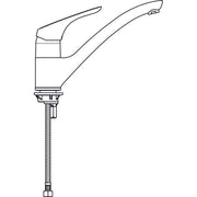 Ideal Standard - Spültisch EHM CERASPRINT NEU B5344A chrom