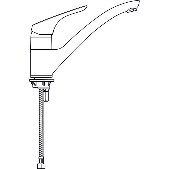 Ideal Standard - Spültisch EHM CERASPRINT NEU B5344A chrom