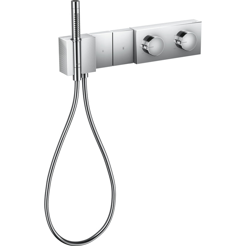 Hansgrohe - Thermostatmodul Unterputz Select AXOR Edge F-Set 2 Verbr.Diamantschliff chrom