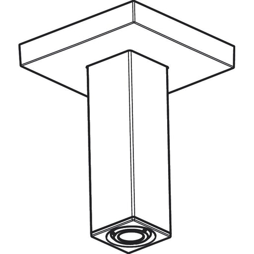 Hansgrohe - Deckenanschluss E 100mm mattschwarz