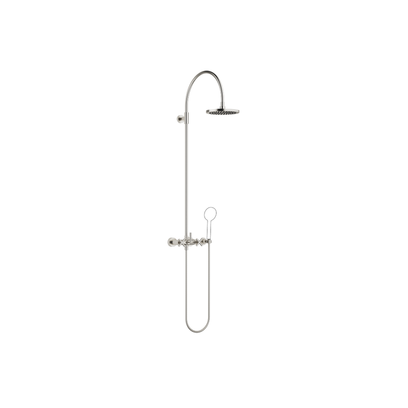 Dornbracht - Showerpipe mit Brausebatterie TARA 26632892 platin gebürstet