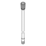 Grohe - Brauseschlauch 46104 Metall 1/2xM15x860mm f. EHM m. herausz. Brause