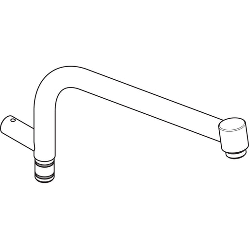 Hansgrohe - Brausearm CROMETTA Showerpipe chrom