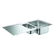 Grohe - Edelstahlspüle K500 31572_1 mit 1,5 Becken Abtropffläche 1000x500mm