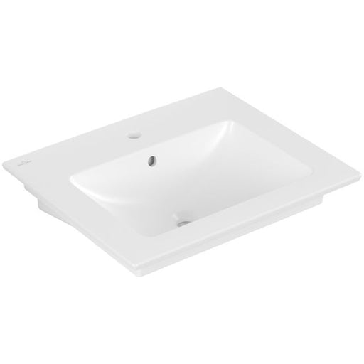 VILLEROY & BOCH - Waschbecken Venticello 600x500mm re-eckig 1HL. m. ÜL. Stone White cplus