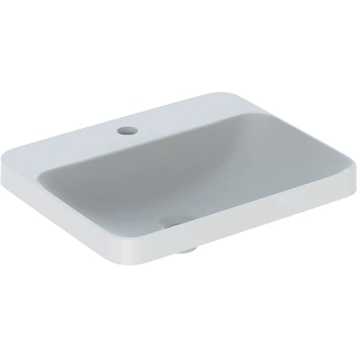 Geberit Vertriebs - Einbau-WT VARIFORM, rechteckig 550x450mm, mit Hahnloch, o. Ül., weiß