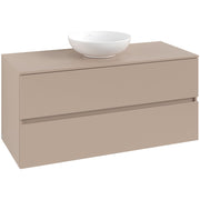 VILLEROY & BOCH - Konsolen-Unterschrank 1200mm f AWT 2 Ausz 1 Aussch oLB C518H0 RR Macciato