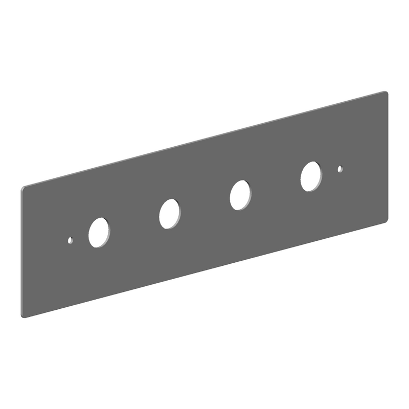 Dornbracht - Rosette Ersatzteile 092801014 150 x 570 x 3 mm chrom