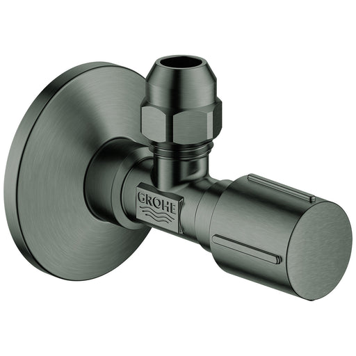 Grohe - Eckventil 22037 1/2x3/8'' Rosette Metallgriff hard graphite gebürstet