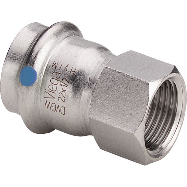 Viega - Übergangsst. SANPRESS Inox 2312LF labsfrei 35mm x 11/4 IG