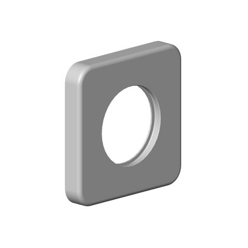 Dornbracht - Rosette für UP-Ventil Ersatzteile 092796010 64 x 64 x 10 mm weiß matt