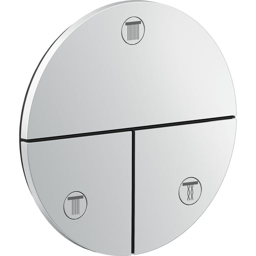 Hansgrohe - Absperrventil UP Axor ShowerSelect ID Fertigset 3 Verbraucher quadratisch chr