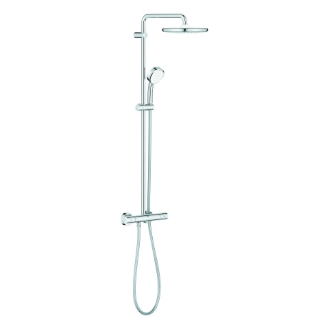 Grohe - Duschsystem TEMPESTA C 250 26670 mit Thermostat Brausearm 390mm chrom
