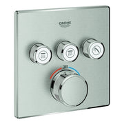 Grohe - Thermostat GROHTHERM SmartControl 29126 eckig FMS 3 ASV supersteel